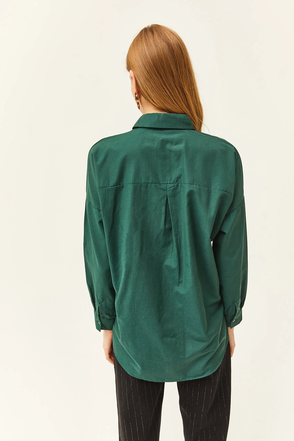 Olalook  Hemd - Grün - Oversized