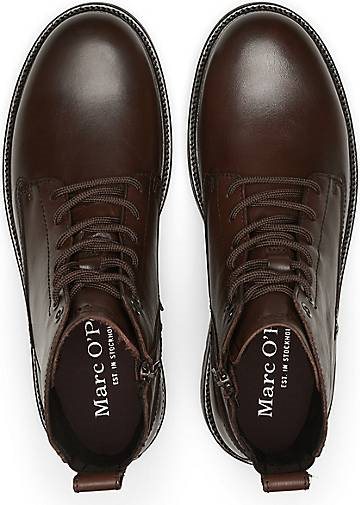 Marc O'Polo Schnürstiefel aus edlem Rindleder