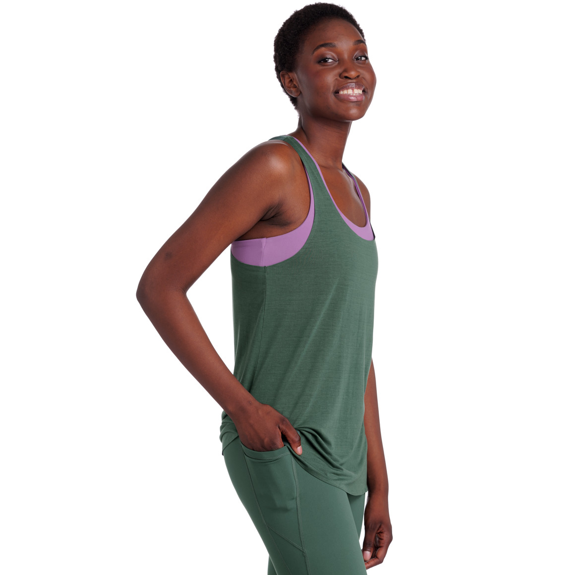 Damen Sport-Top unifarben
