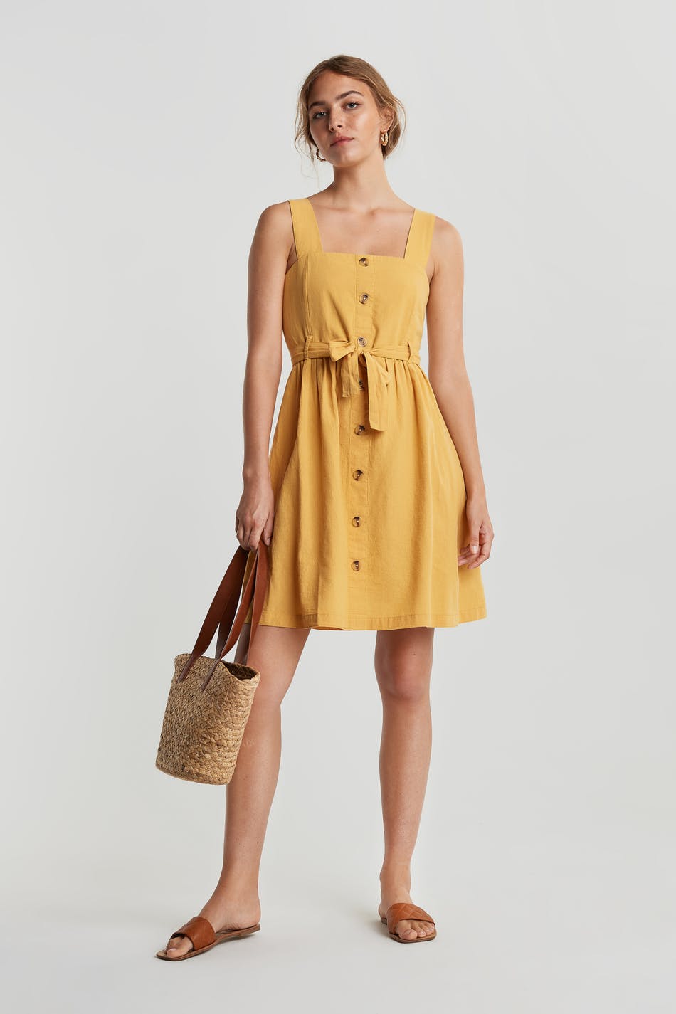 Signe linen dress