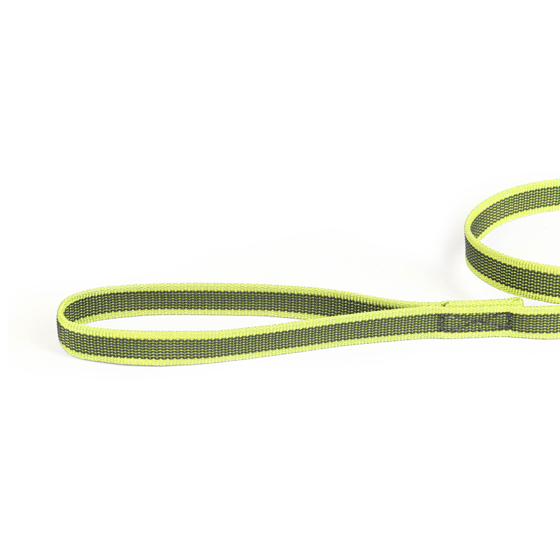 JULIUS-K9 Hundeleinen JULIUS-K9 Führleine 20mm Schlaufe 1 m neon gelb