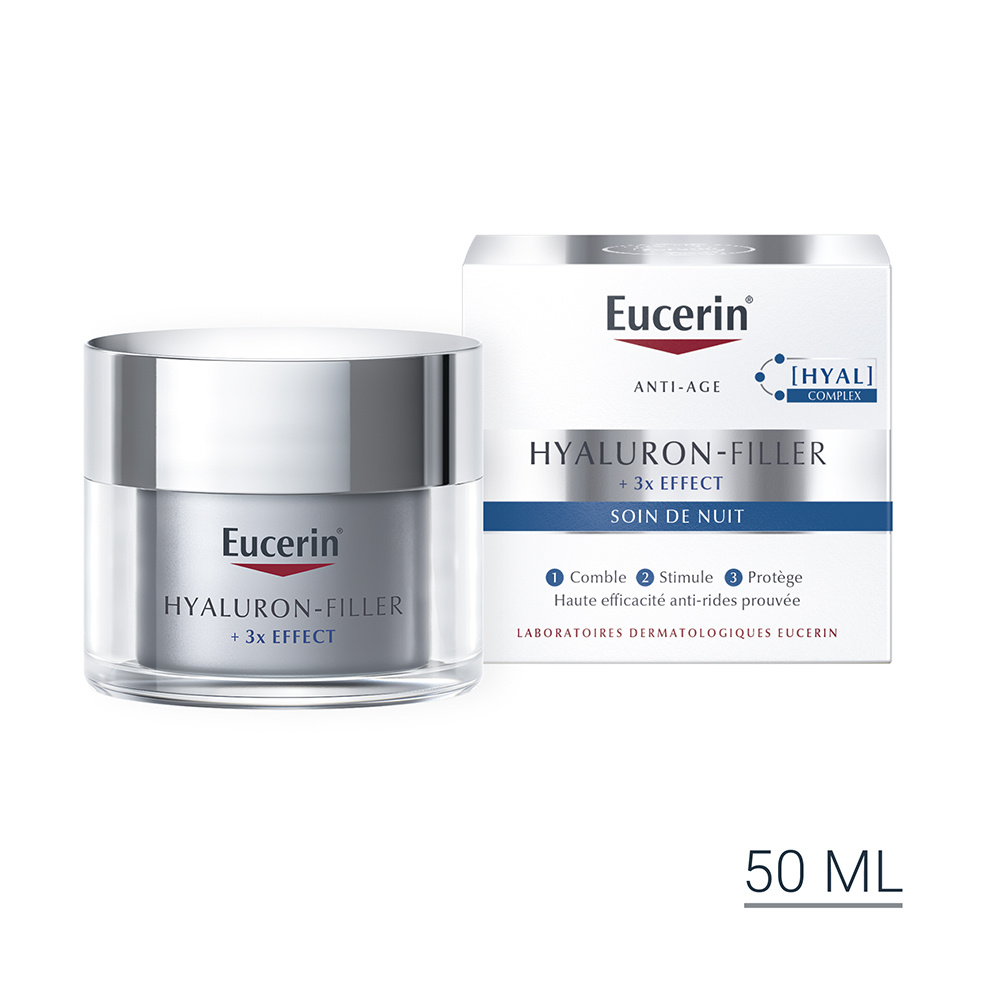 eucerin HYALURON-FILLER + 3x EFFECT Soin de Nuit Soin de nuit anti-âge