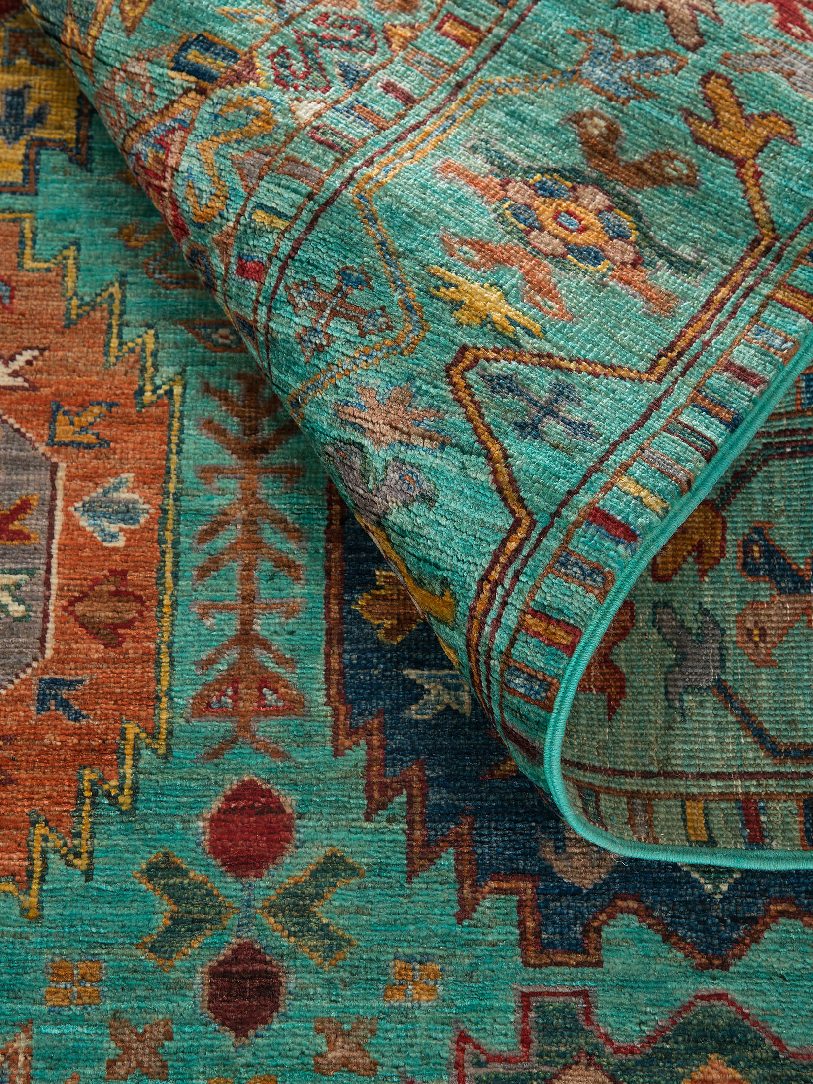 Kazak Ghazni ca. 177 x 250 cm, Unikat / Einzelstück