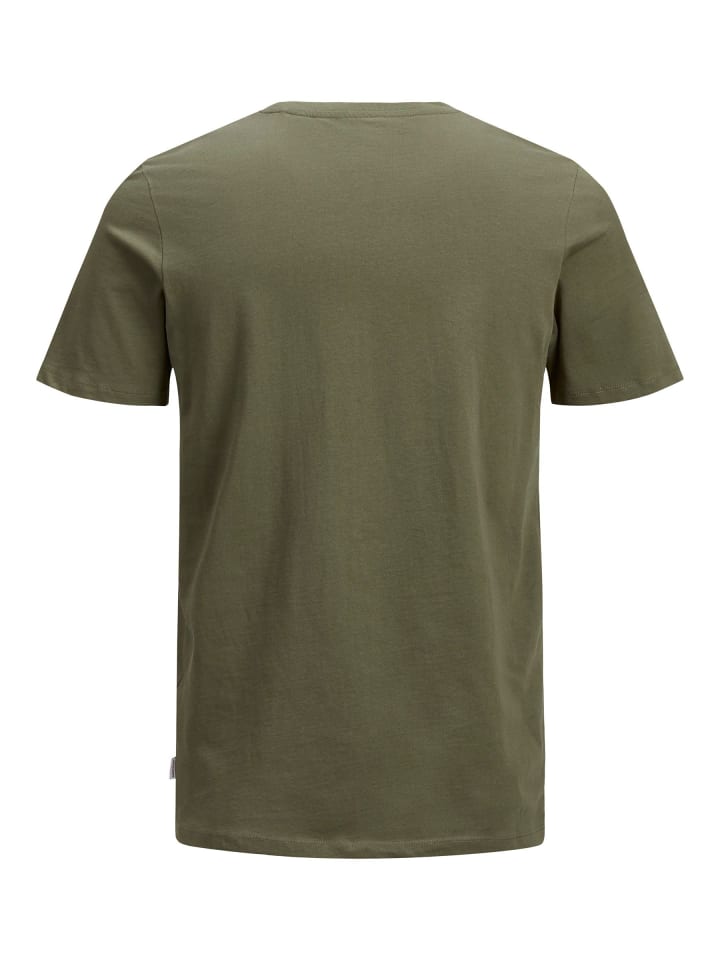 JACK & JONES PLUS T-shirt in Olive Night günstig kaufen