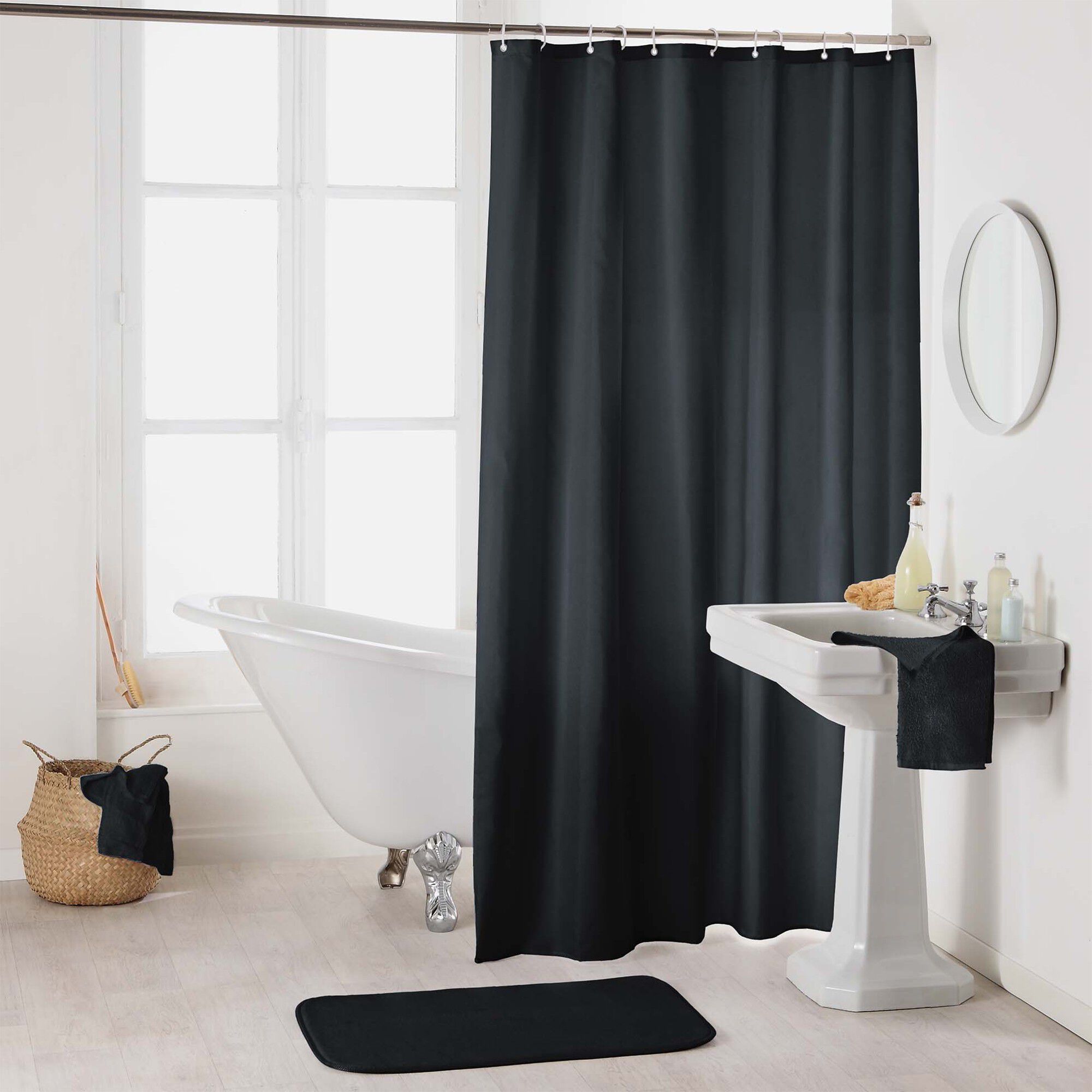 Rideau de douche uni Essencia