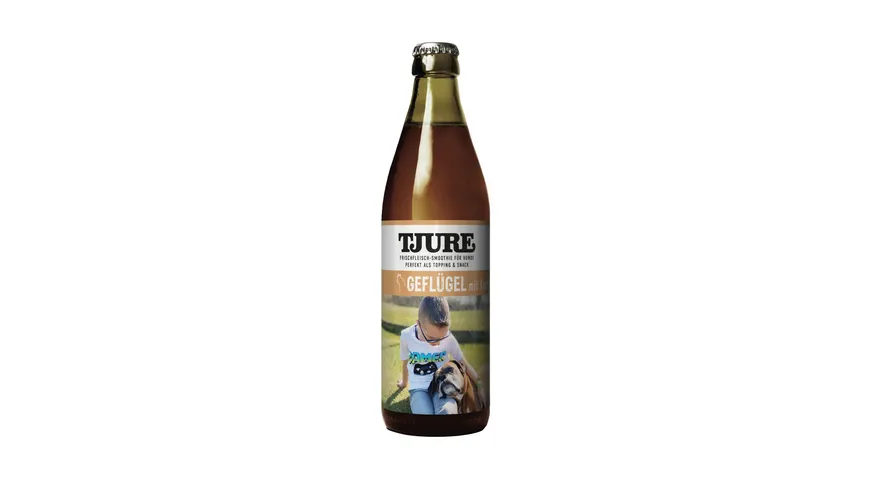 TJURE Hundesnack Frischfleisch-Smoothie Geflügel & Kartoffel 320 ml