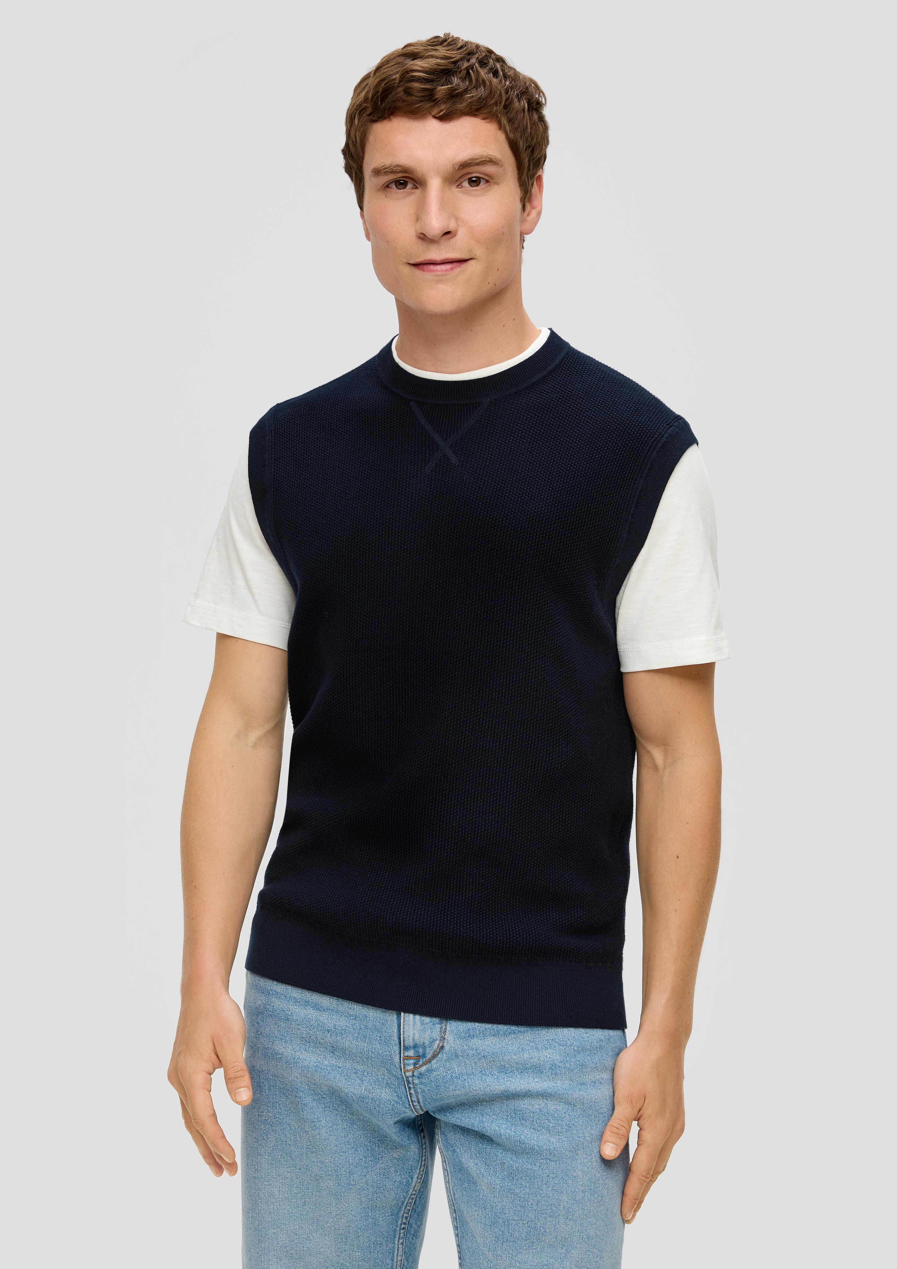 Strickpullunder aus reiner Baumwolle  2144087-5978