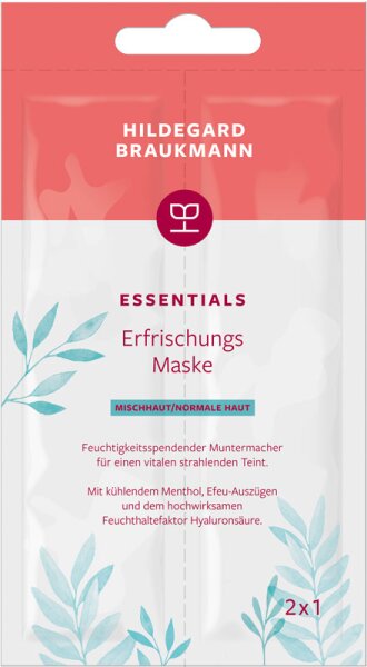 Hildegard Braukmann Essentials Erfrischungs Maske Gesichtsmaske