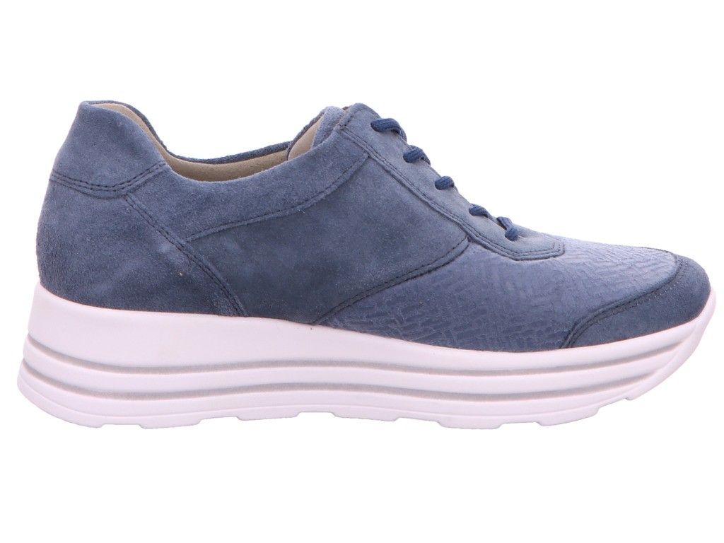 WALDLÄUFER Freizeit Schnürer blau H-LANA