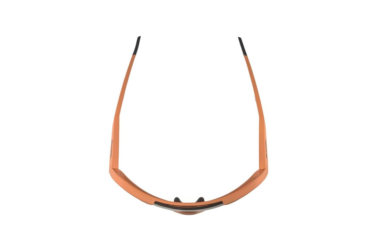 Alpina Rocket Q-Lite peach matt / pink mirror lens