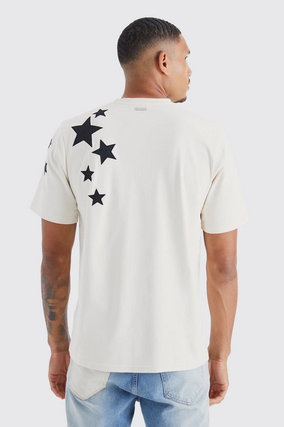 Tall T-Shirt mit Sternen-Print