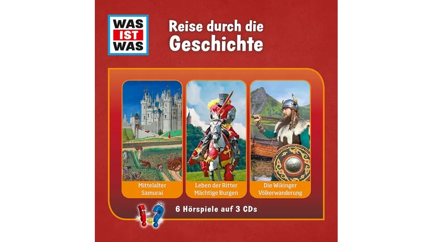 WAS IST WAS 3-CD HÖRSPIELBOX VOL.12 - GESCHICHTE TESSLOFF
