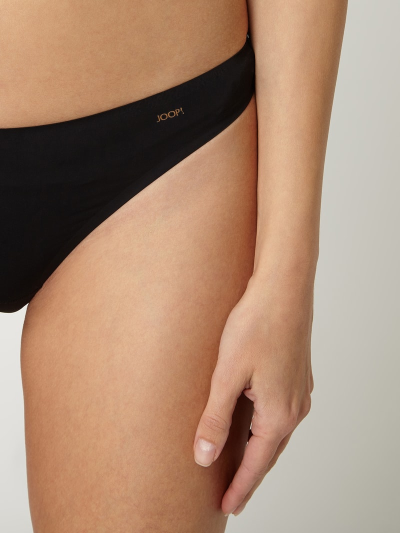 String ohne Nähte  in schwarz