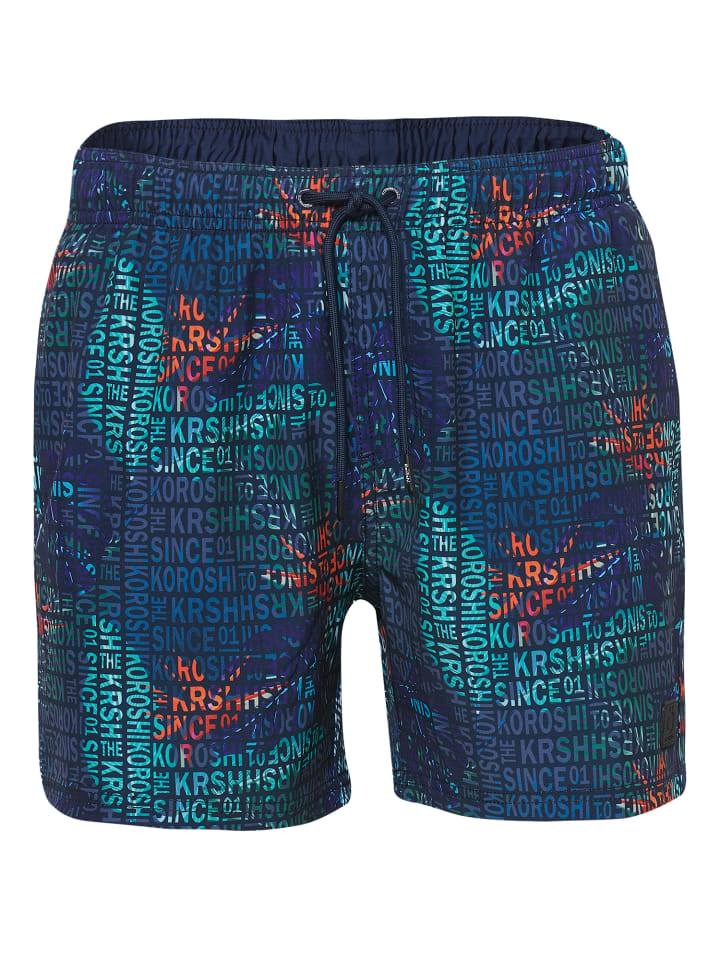 KOROSHI Badeanzug in blau günstig kaufen