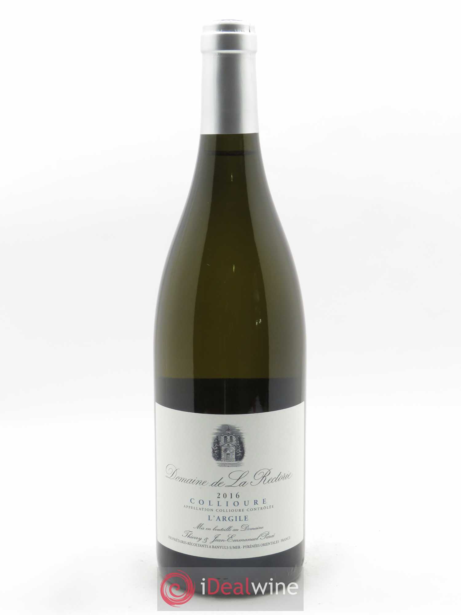 Collioure La Rectorie (Domaine de) L'Argile  2016 - Lot de 1 Bouteille