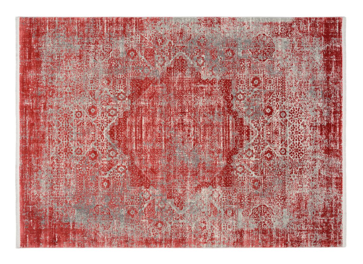 Webteppich Isfahan Rot 140 x 200 cm