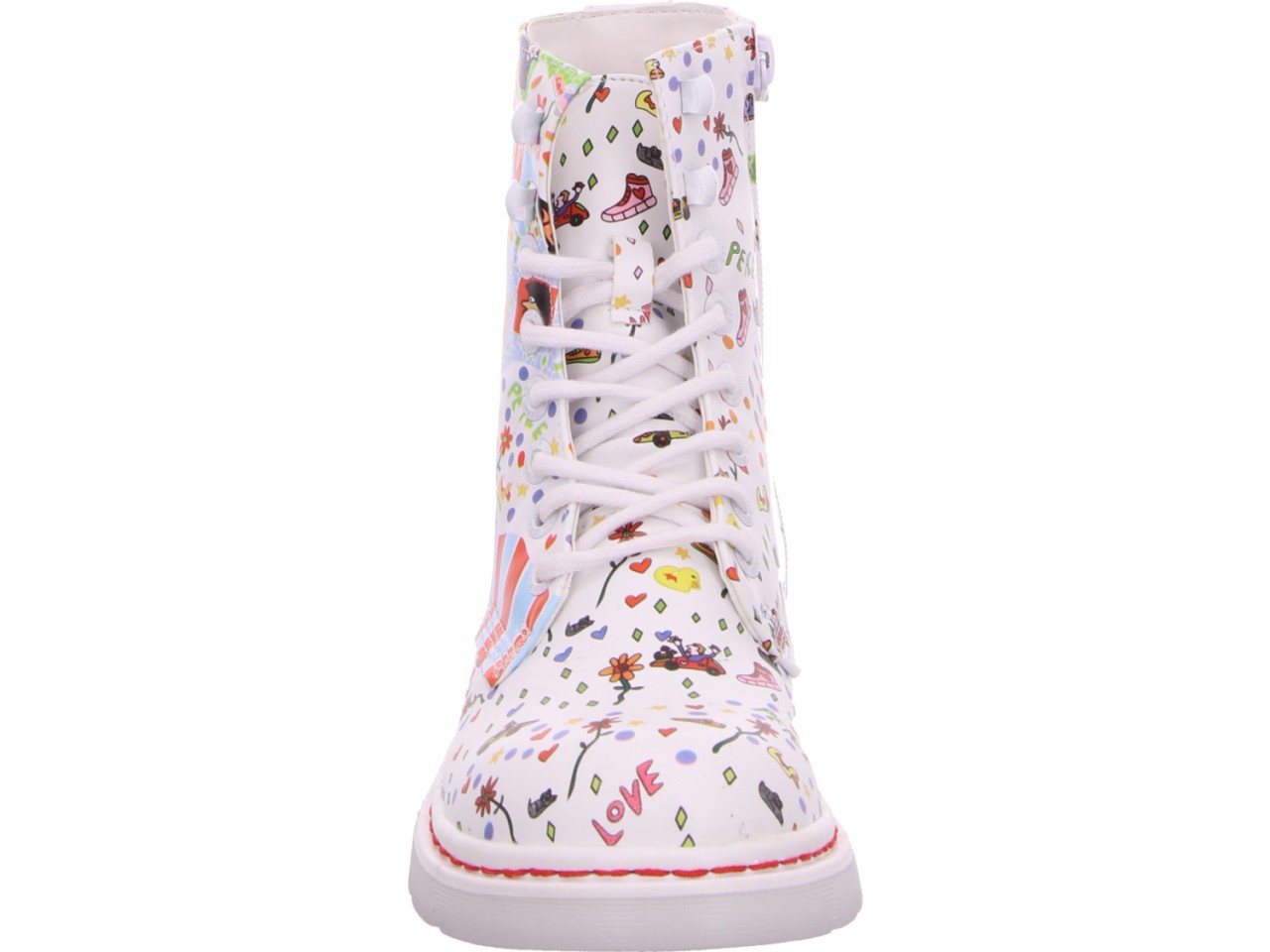 DOCKERS Stiefeletten weiss