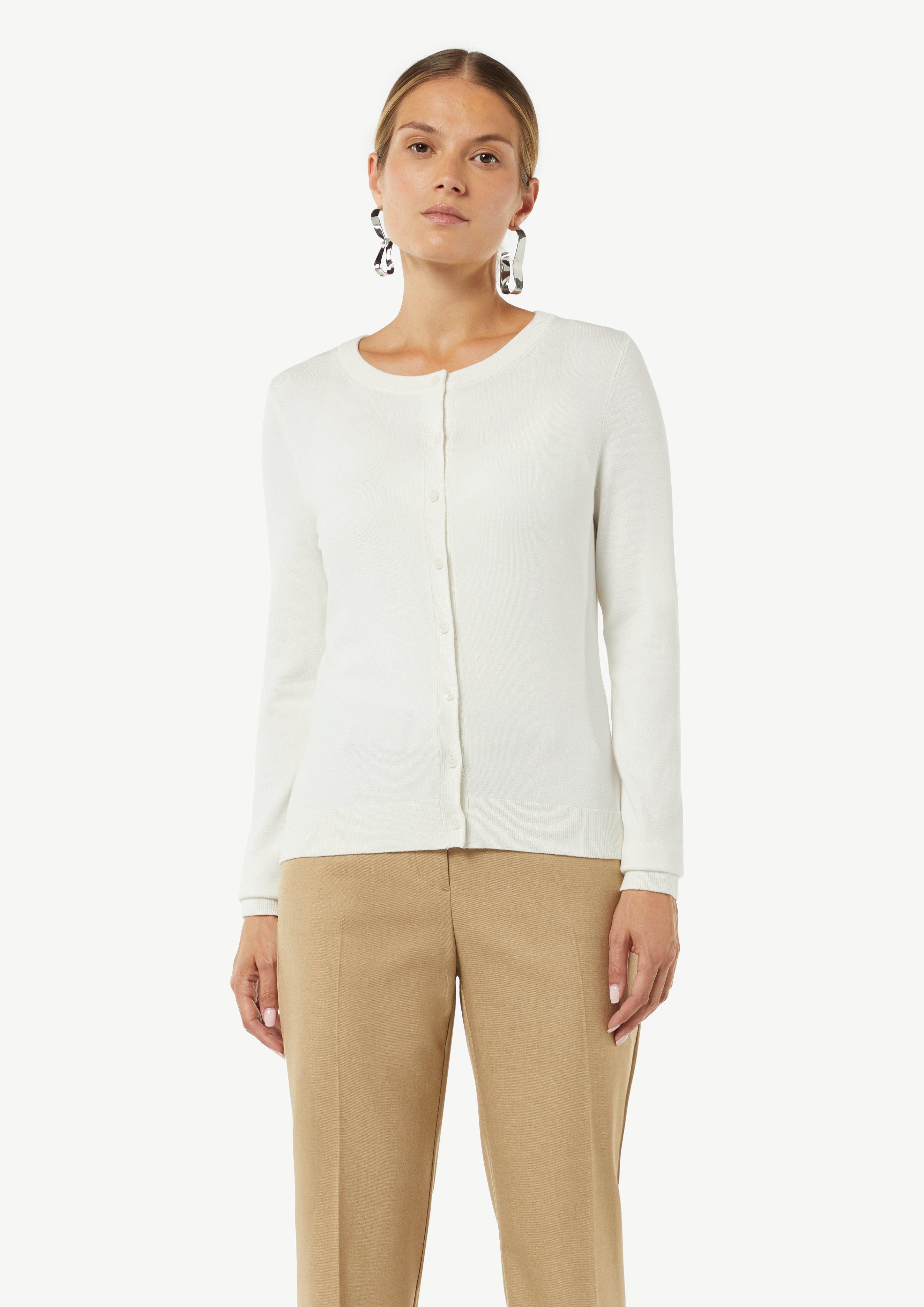 Strickjacke - weiß