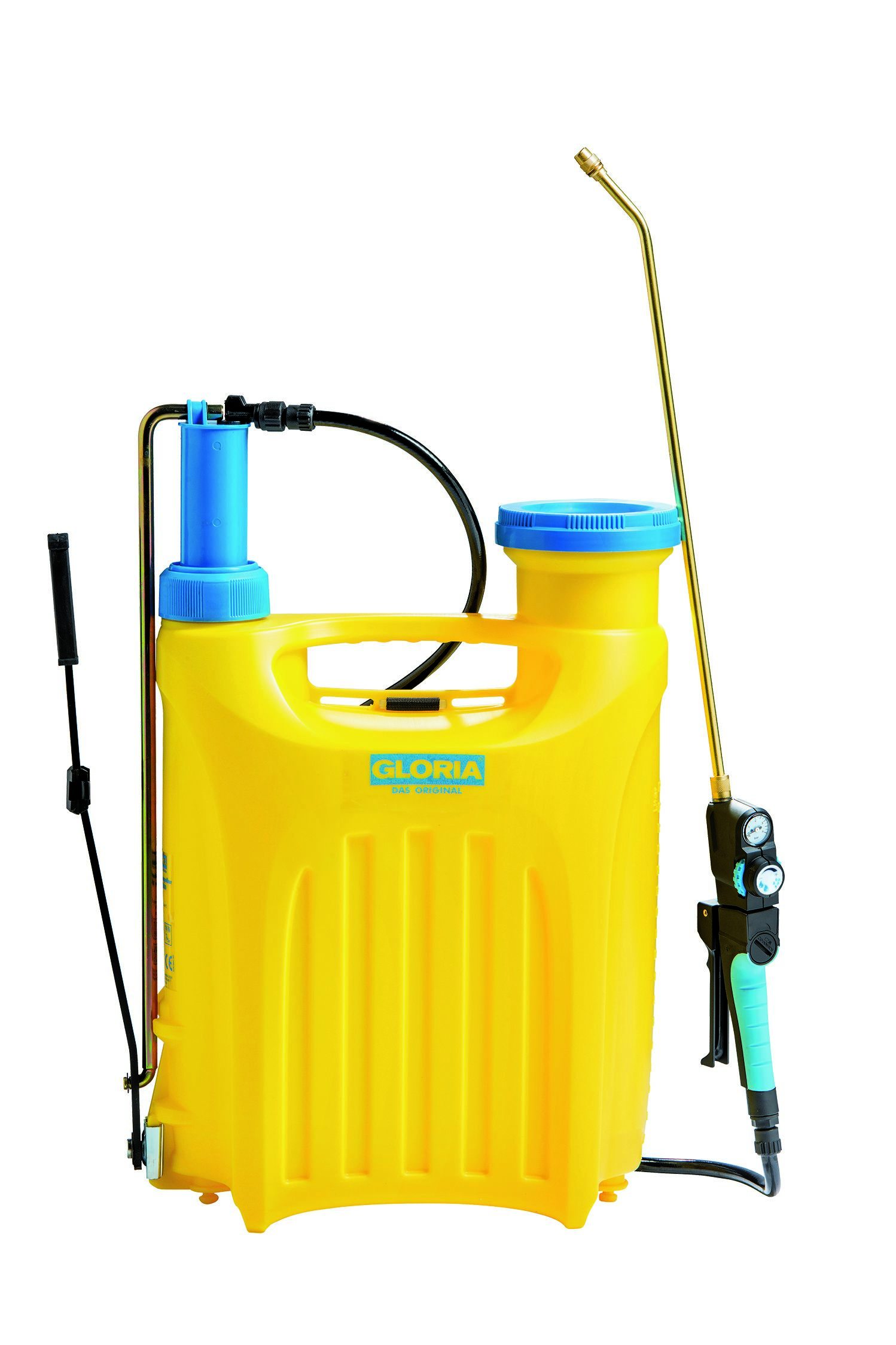 Pulvérisateur à pression dorsal Gloria 000060.0000 Hobby 1800, 18 l, plastique, rallonge en laiton de 50 cm.