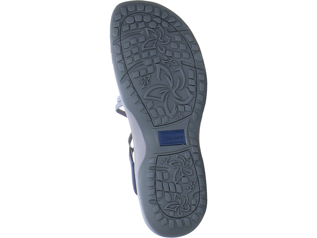 SKECHERS Komfort Sandalen blau