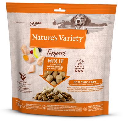 Nature's Variety Gefriergetrocknete Topper für Hunde