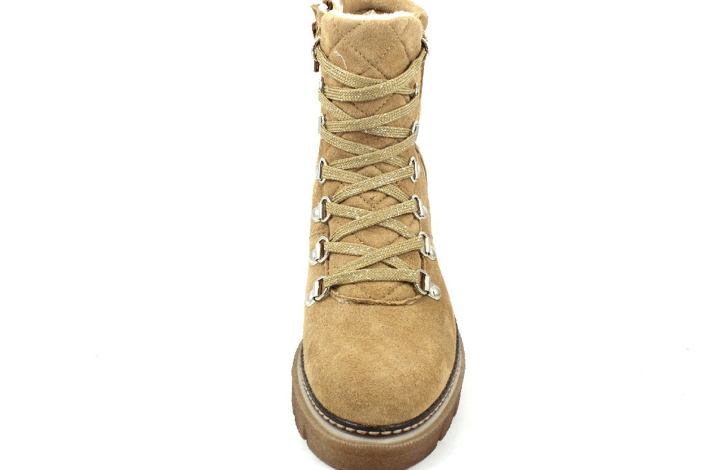 TAMARIS Schnür-Stiefeletten beige