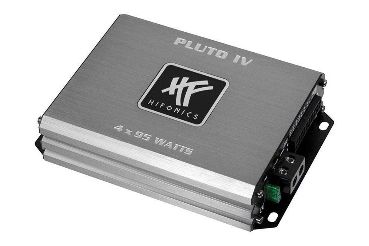 Hifonics PLUTO IV Digital 4-Kanal Mini Auto Endstufe 380 Watt RMS Verstärker