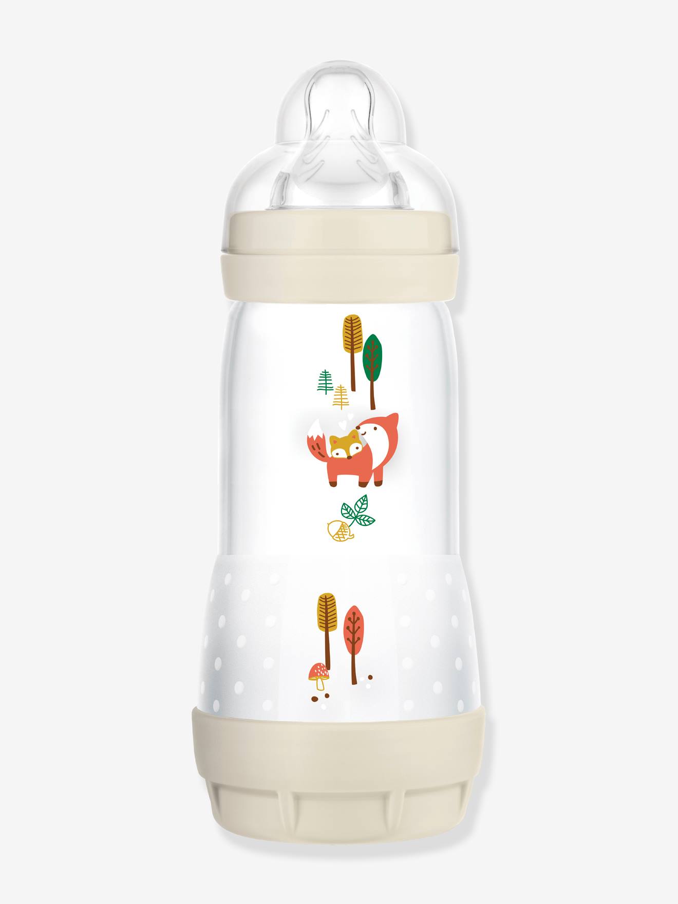 Biberon 320 ml MAM Easy Start anti-colique Time for Love lin