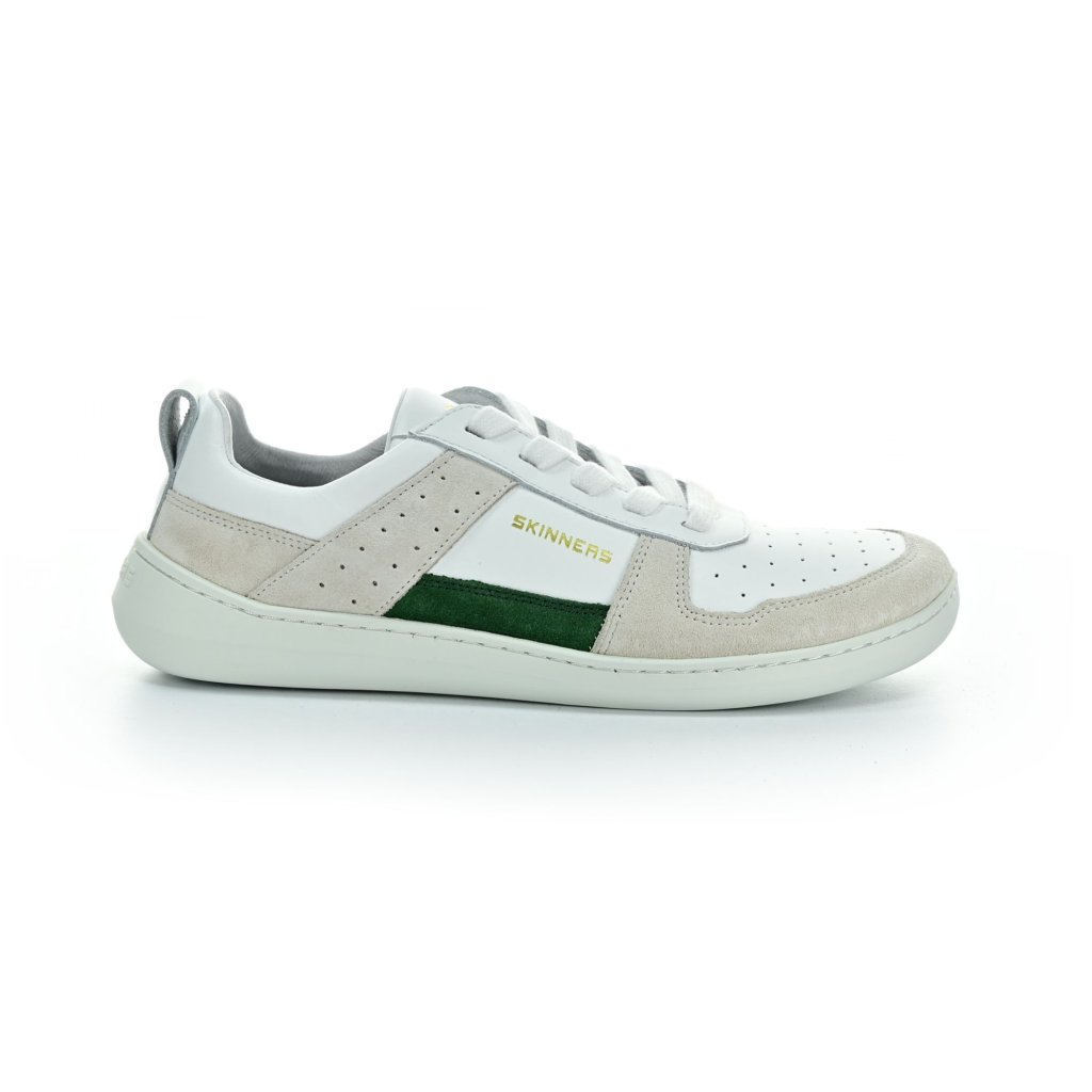 Skinners Oldschooler Leather Green/White Barfußschuhe
