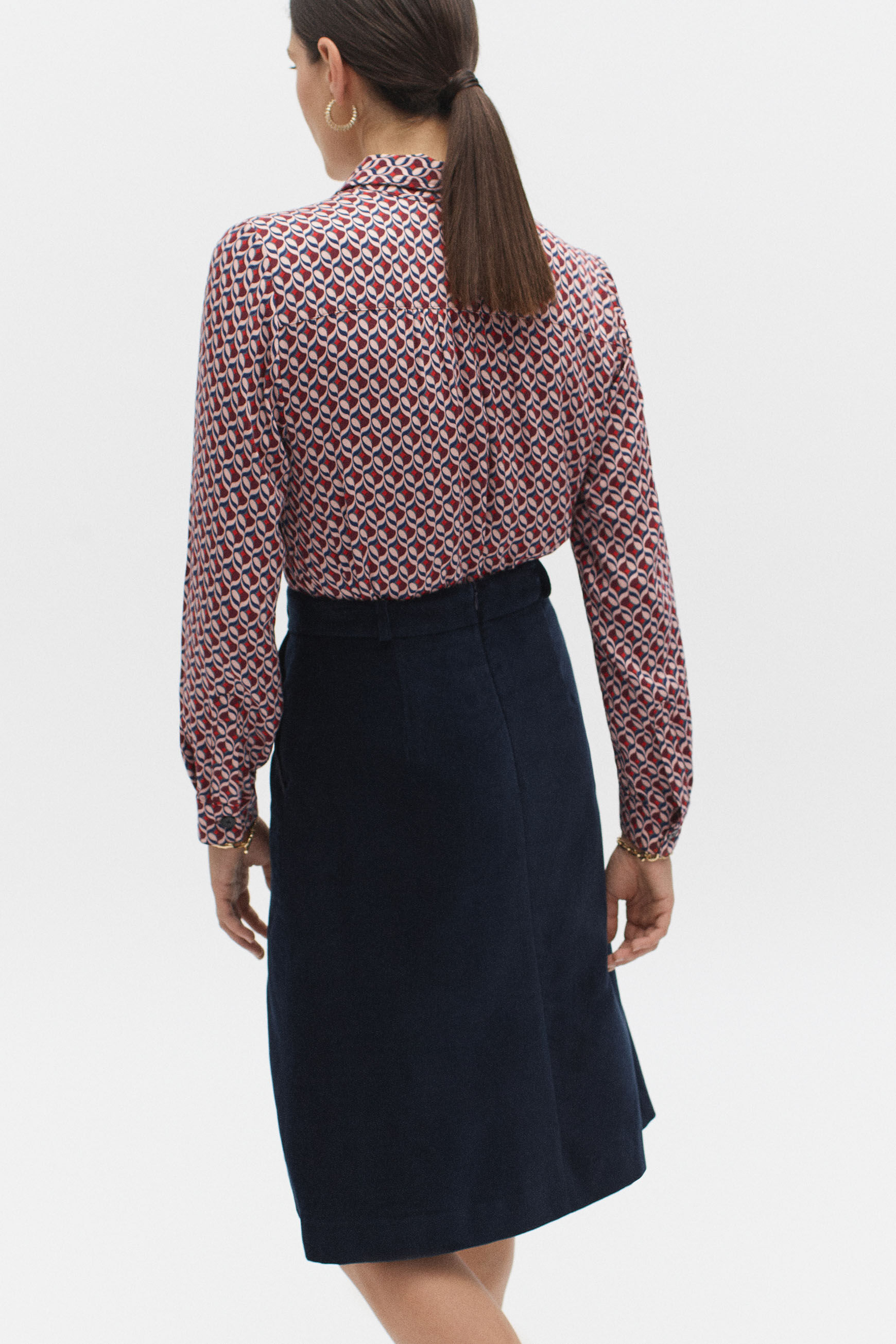 jupe sunny bleu marine femme