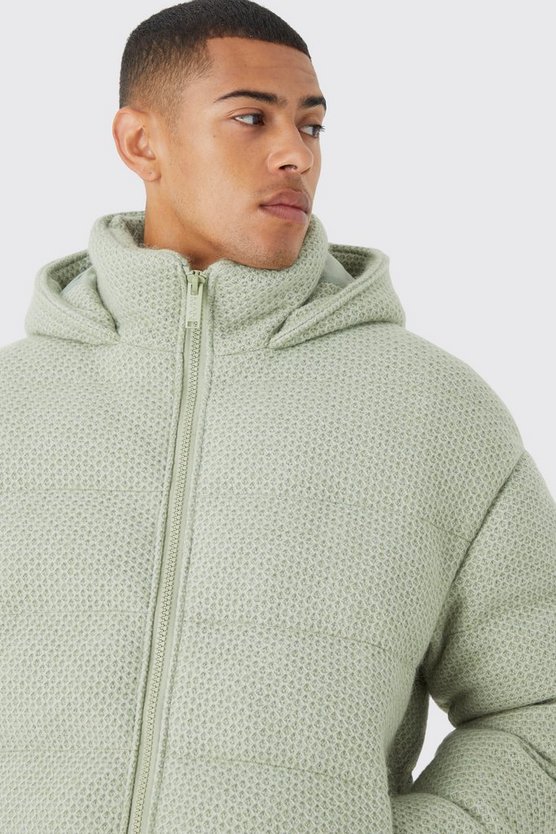 Steppjacke mit Kapuze