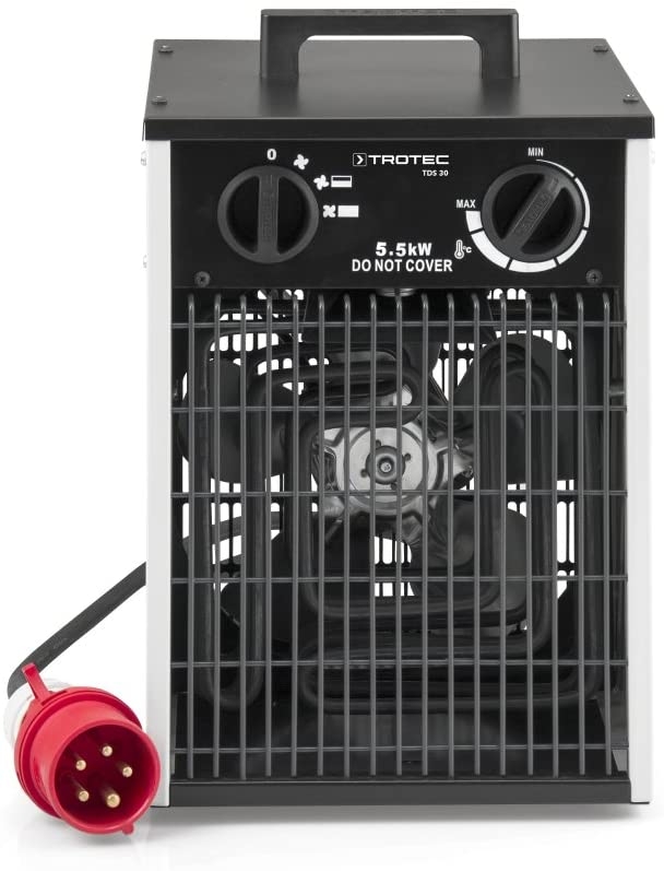 Calentador eléctrico Trotec 1410000017 TDS 30, 5,5 kW, 400 voltios