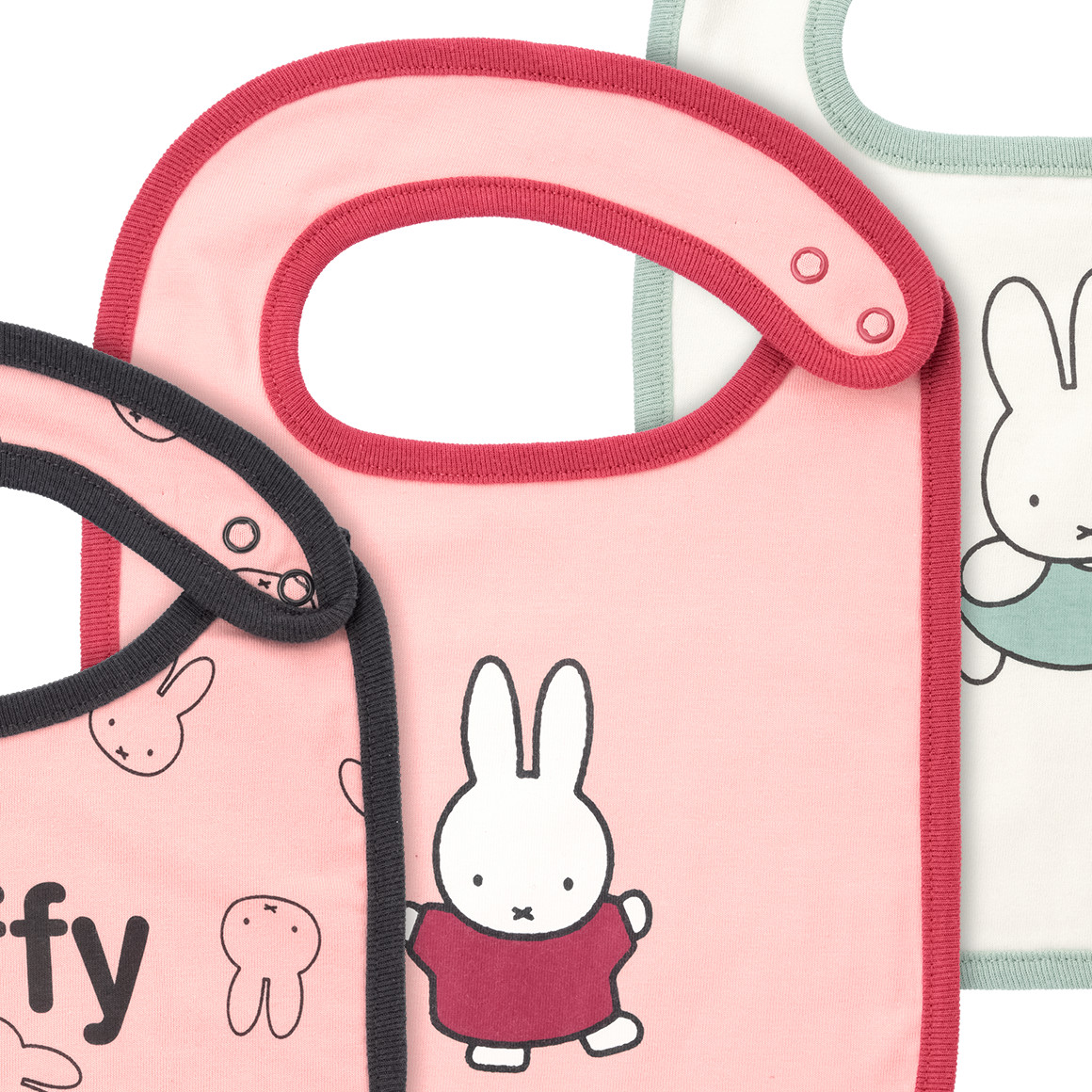 3 Miffy Lätzchen im Set