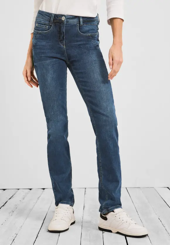 CECIL Slim Fit Jeans in High Waist
