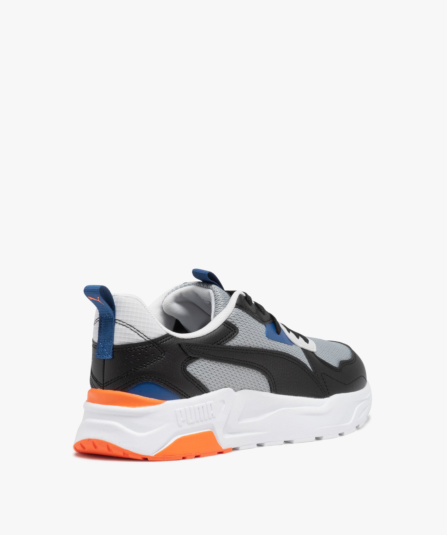 Baskets homme multicolores style running en mesh - Puma gris | GEMO