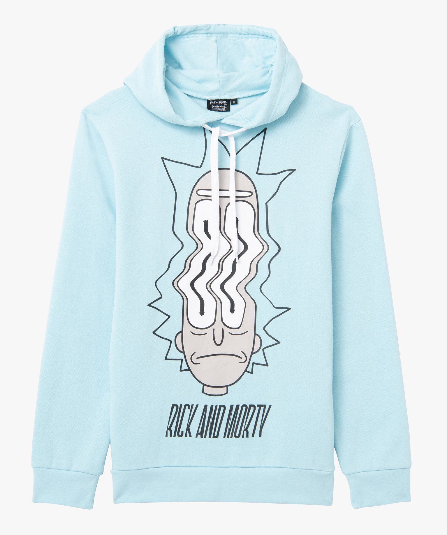 Sweat homme à capuche en molleton doux - Rick & Morty bleu | GEMO