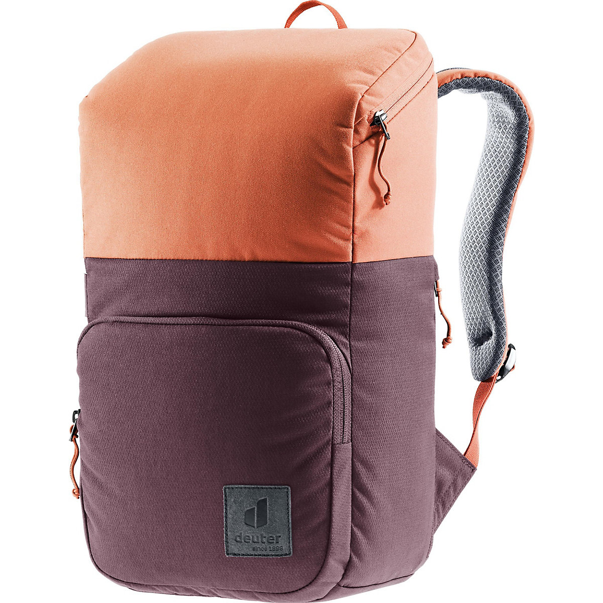 Kinder-Freizeitrucksack OVERDAY aubergine-sienna