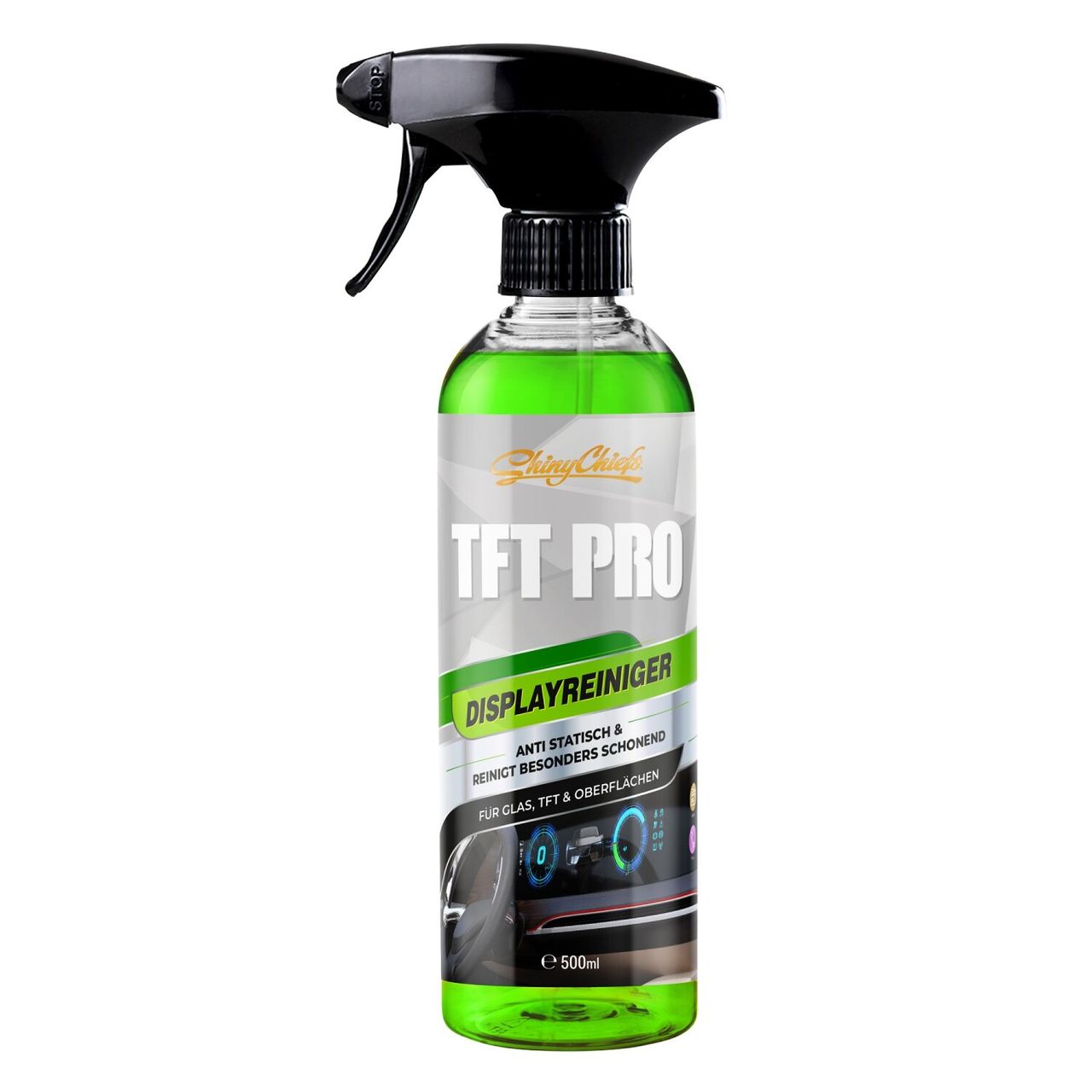 ShinyChiefs TFT PRO - TFT & DISPLAYREINIGER Antistatischer Touchscreen-Reiniger 500ml