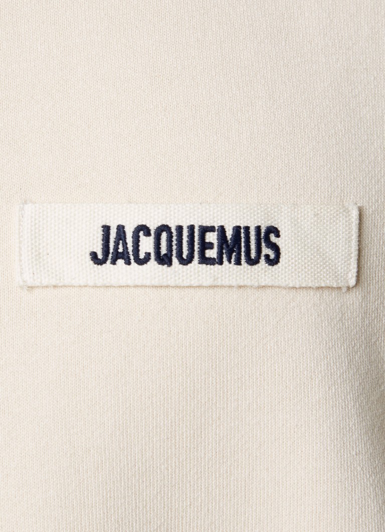 Felpa con cappuccio in grosgrain Jacquemus con logo