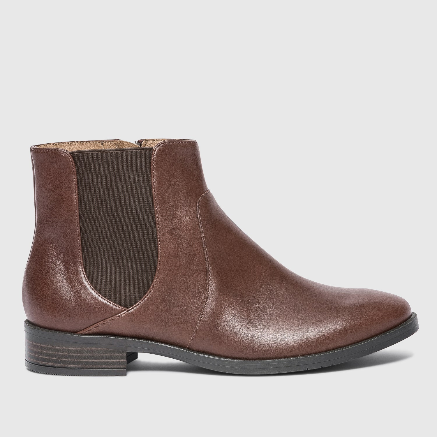 Boots ERAM FLEX cognac en cuir