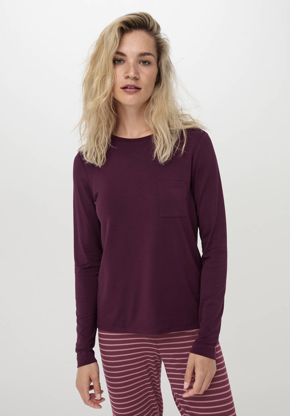 Langarm Schlafshirt aus Tencel™Modal