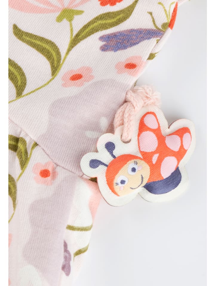 Sigikid Kleid happy ladybug in Weiß/Rosa/Grün günstig kaufen