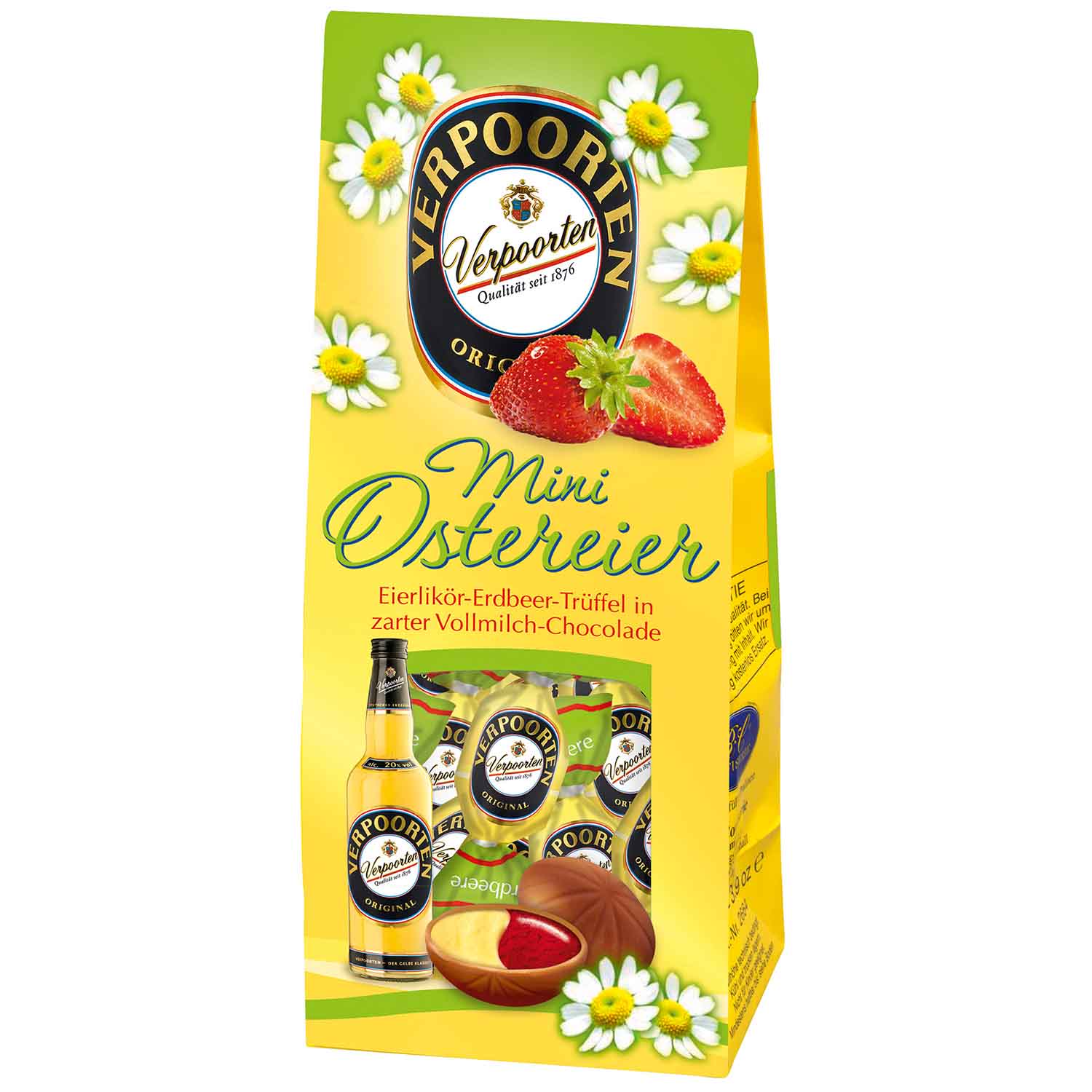 Verpoorten Mini-Ostereier Eierlikör-Erdbeer-Trüffel 110g