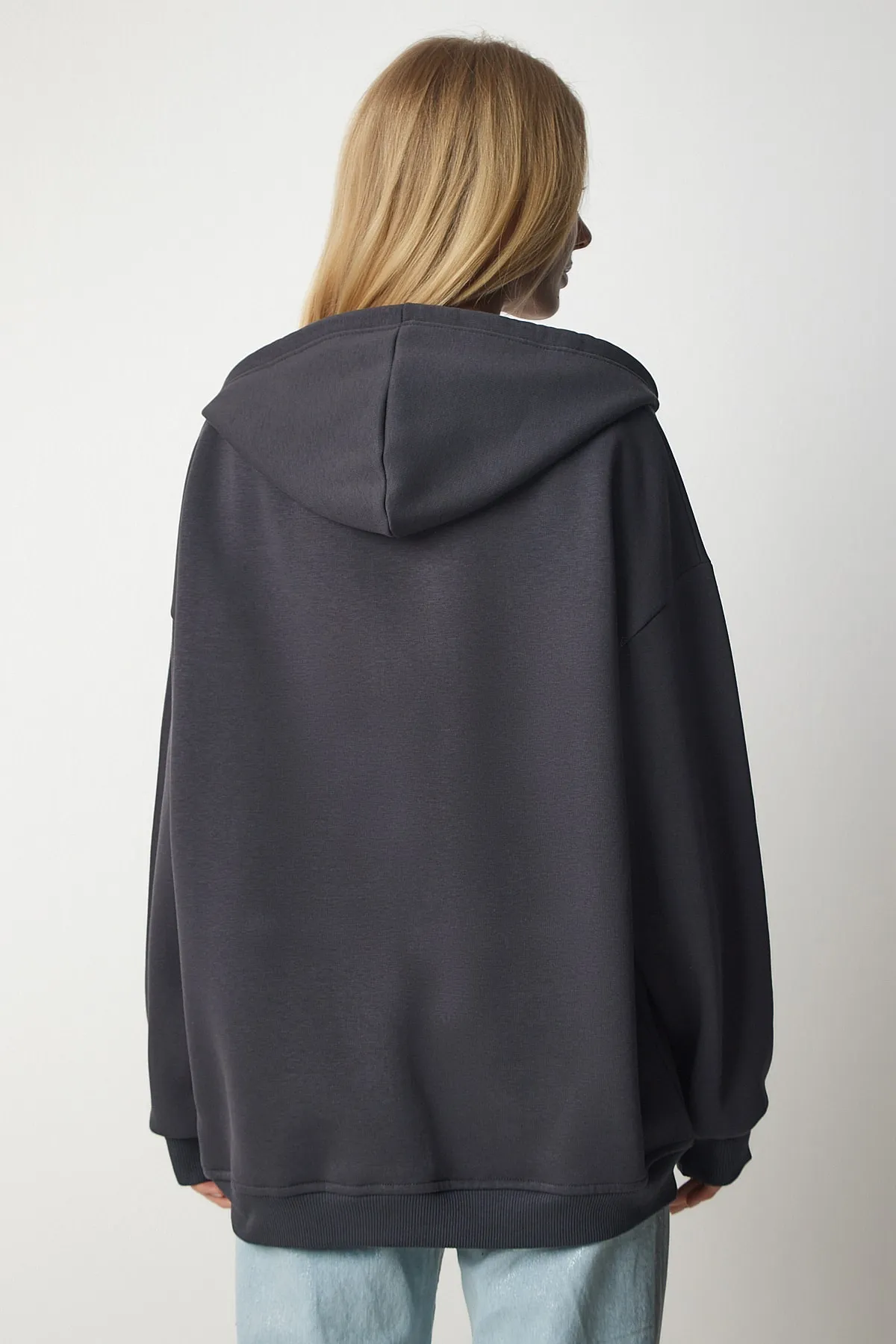 Happiness İstanbul  Sweatshirt - Grau - Oversized