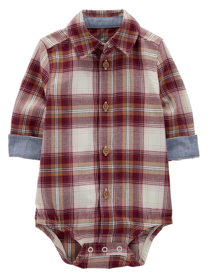 OshKosh Hemdbody in Braun/ Creme günstig kaufen