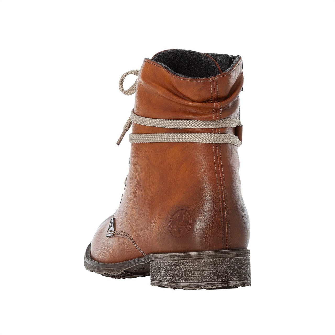 RIEKER Schnür-Stiefeletten braun