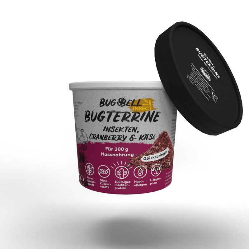BugBell BugTerrine Adult Insekten, Cranberry und Käse