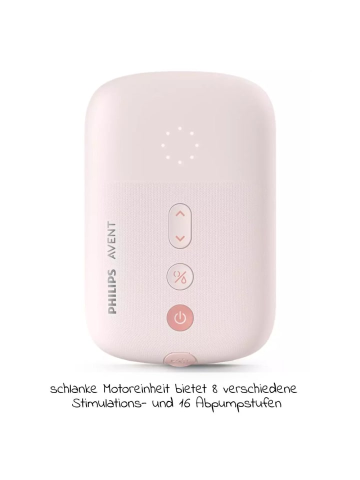 Philips Avent Elektrische Milchpumpe SCF395/31   Gratis in rosa günstig kaufen onesize