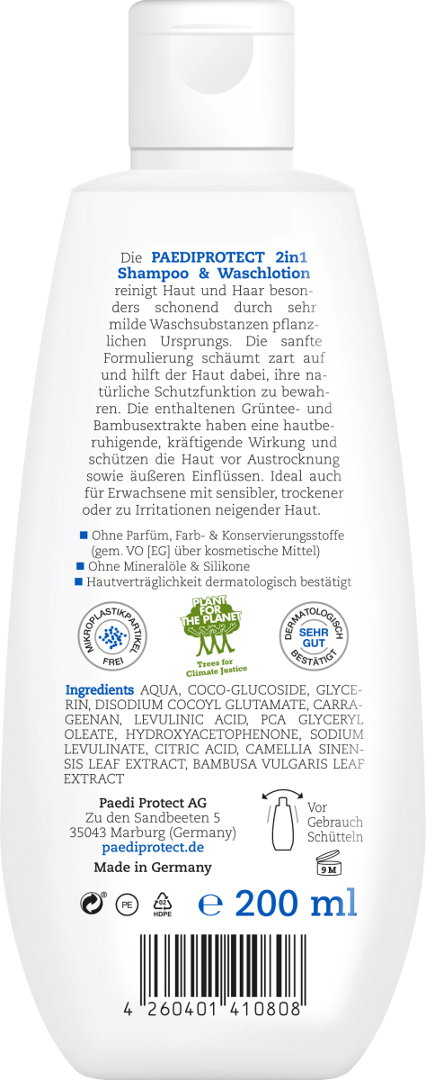 Baby Shampoo & Waschlotion 2in1, 200 ml