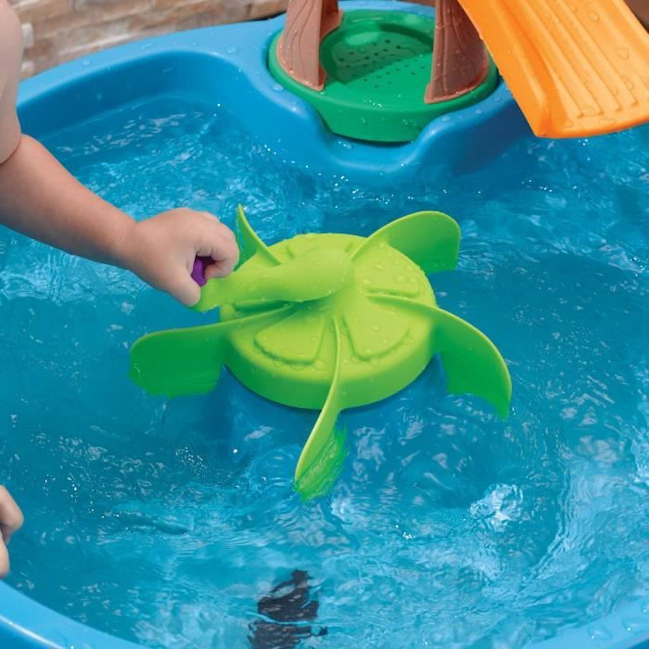 Step2 Duckpond Table d'eau pour Enfants | Table de Jeu Enfant à Eau avec Kit d'Accessoires de 6 Pièces | Table d'activité blanc